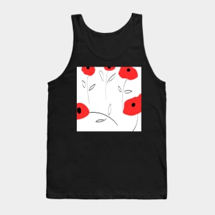 Flowers pattern Tank Top